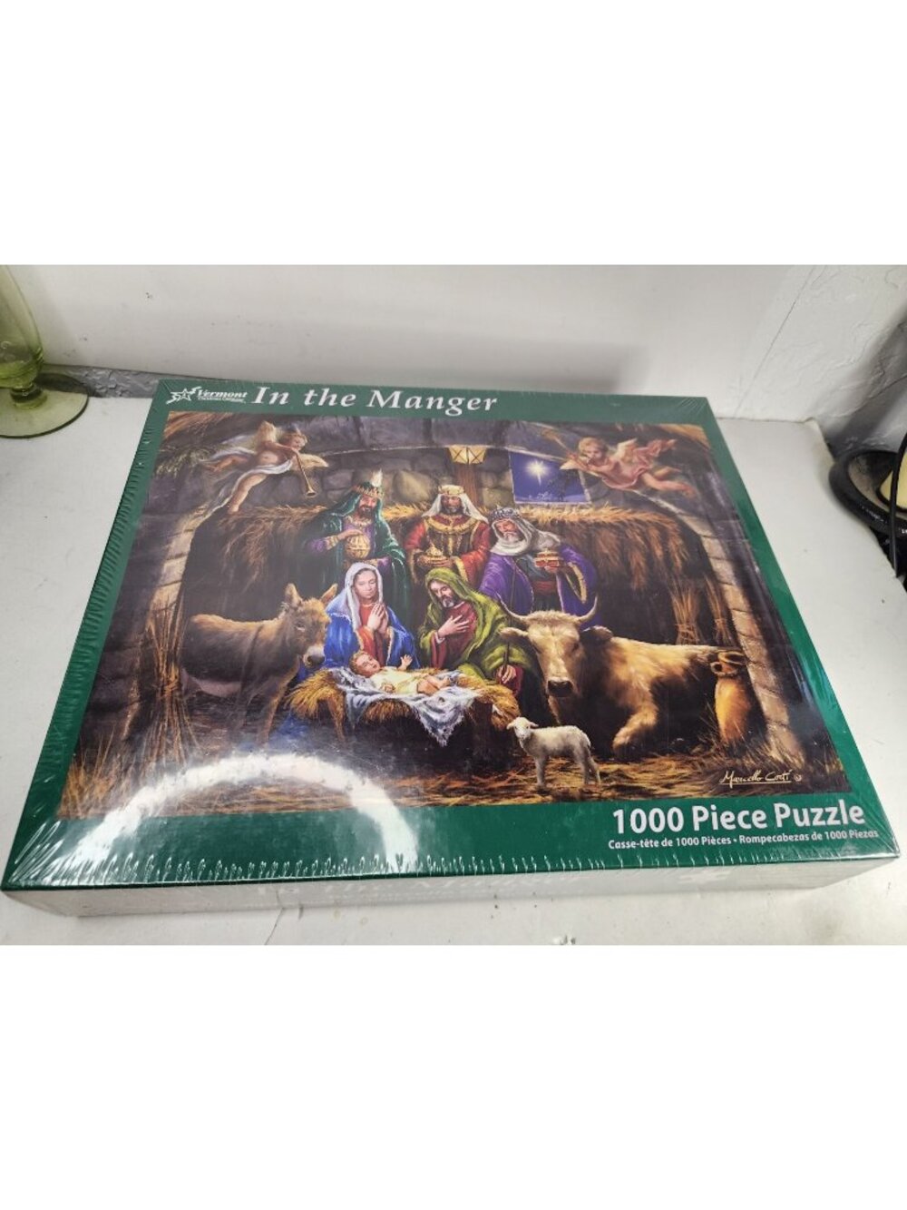 Vermont Christmas Company In The Manger Jigsaw Puzzle 1000 Pieces- New Sealed!